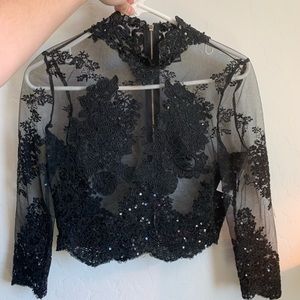 Windsor sheer long sleeve